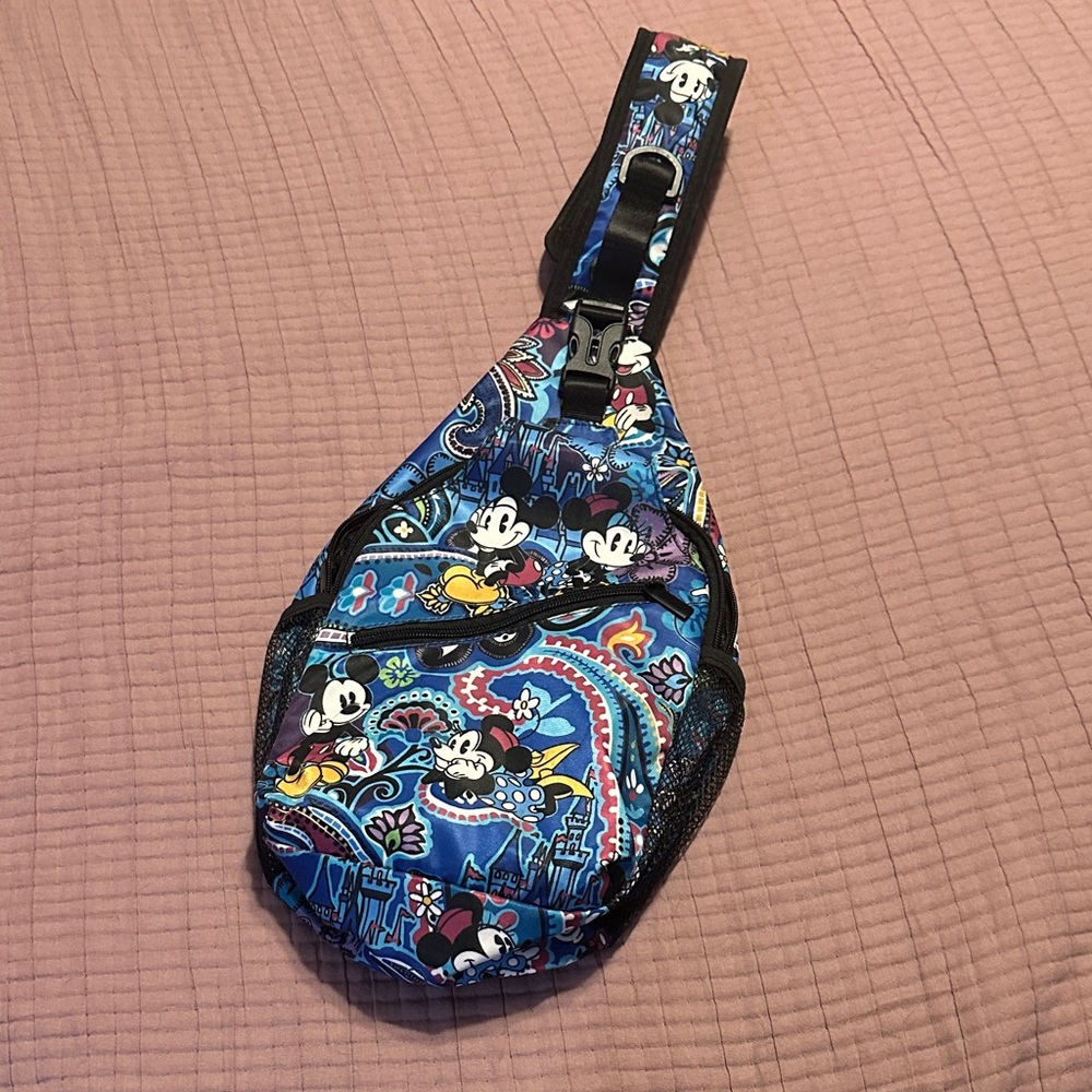 Disney Mickey Mouse Blue Crossbody Bag